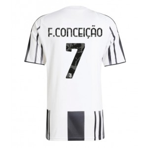 Fotbalové Dres Juventus Francisco Conceicao #7 Domácí Oblečení 2025-26 Krátký Rukáv